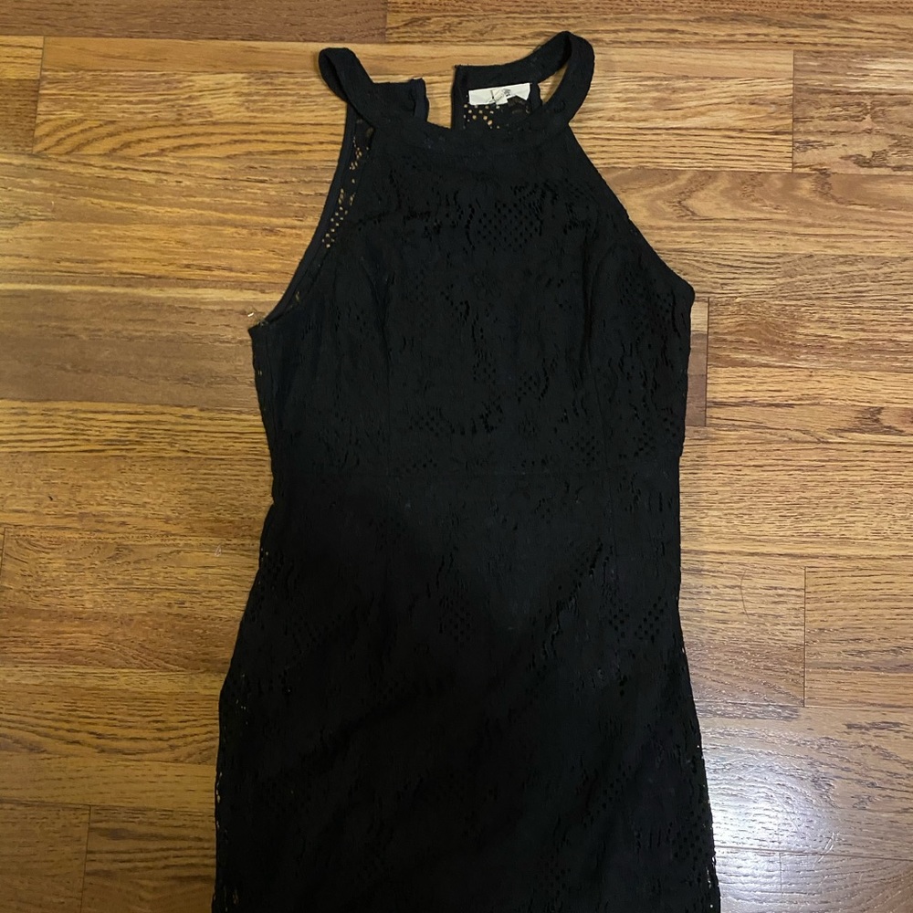 Black tight black dress